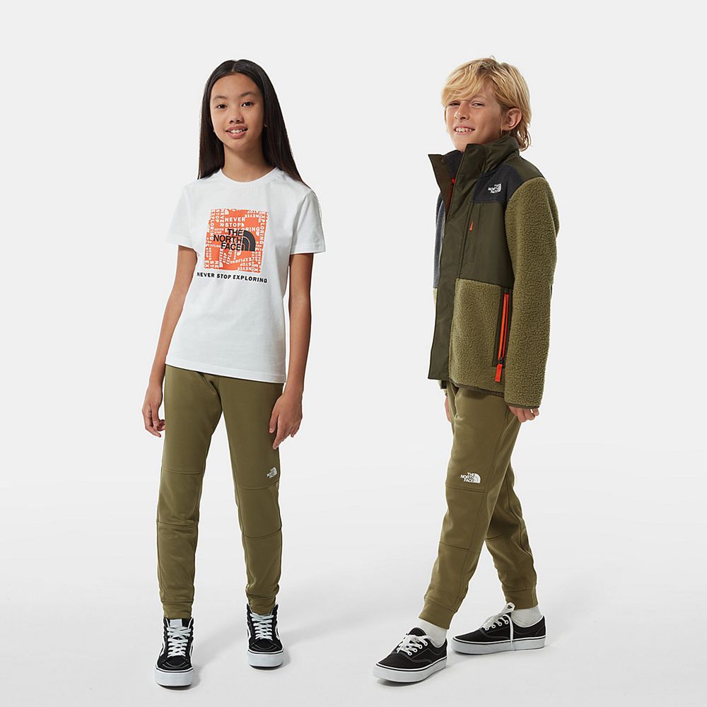 The North Face Joggers Youth Australia - The North Face Surgent Olive Green Running & Training (ETU-